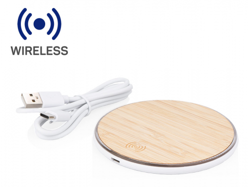 Cargador Wireless Bambú