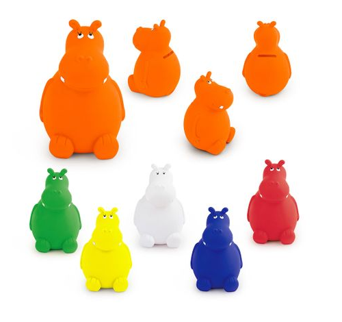 Alcancía Hippo.