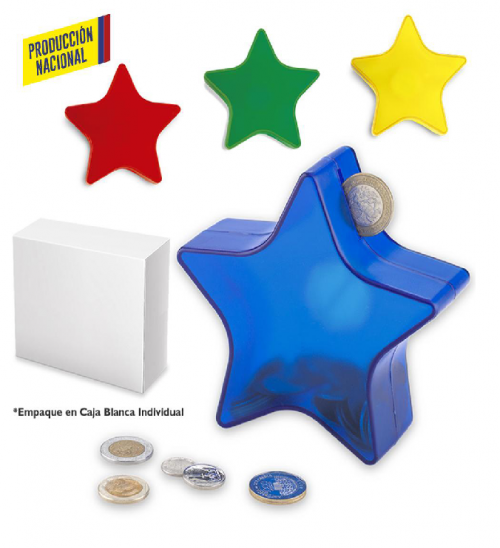 Alcancía Estrella 16cm - Producción Nacional