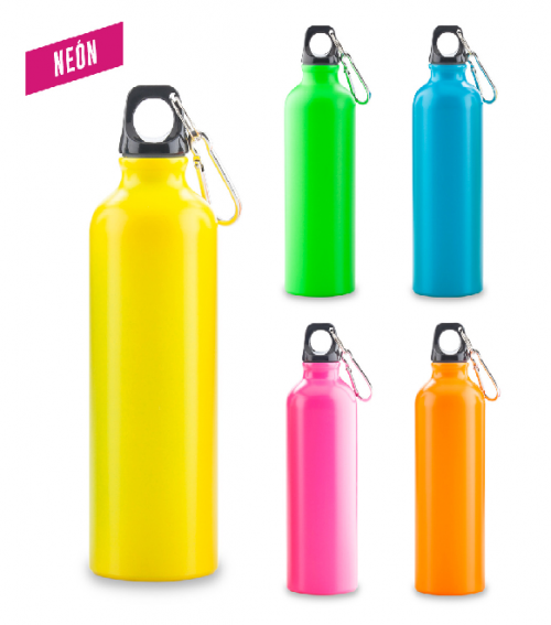 Botilito Metálico Sport Bottle Neon - 500 ml.