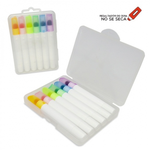 Set de Resaltadores mágicos en Cera X 6