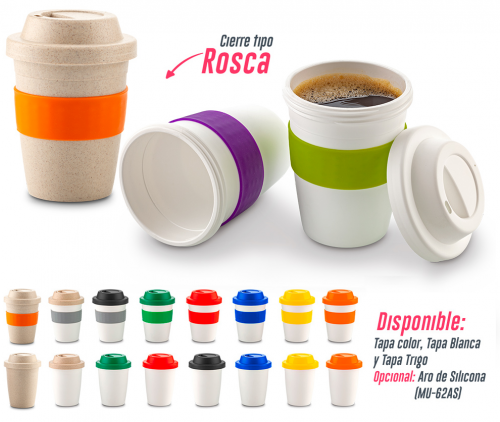 Mug Plastico Coffee Plus 12oz-
