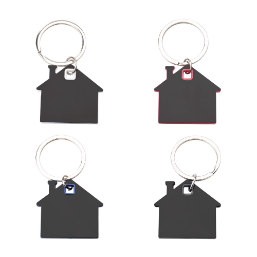 Llavero metálico Home
