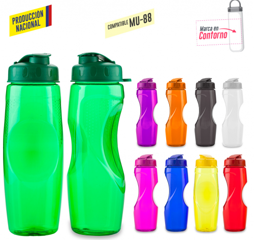 Botilito en PVC Hélice 650ML - Producción Nacional