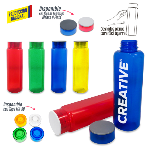 Botilito Logomax 800ml -Produccion Nal(tapa MU-90)