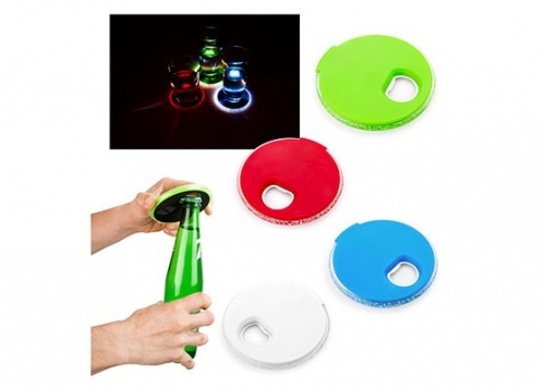 Portavasos LED.