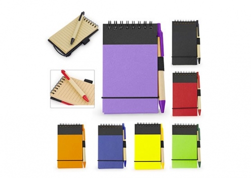 Libreta Clip con Bolígrafo.